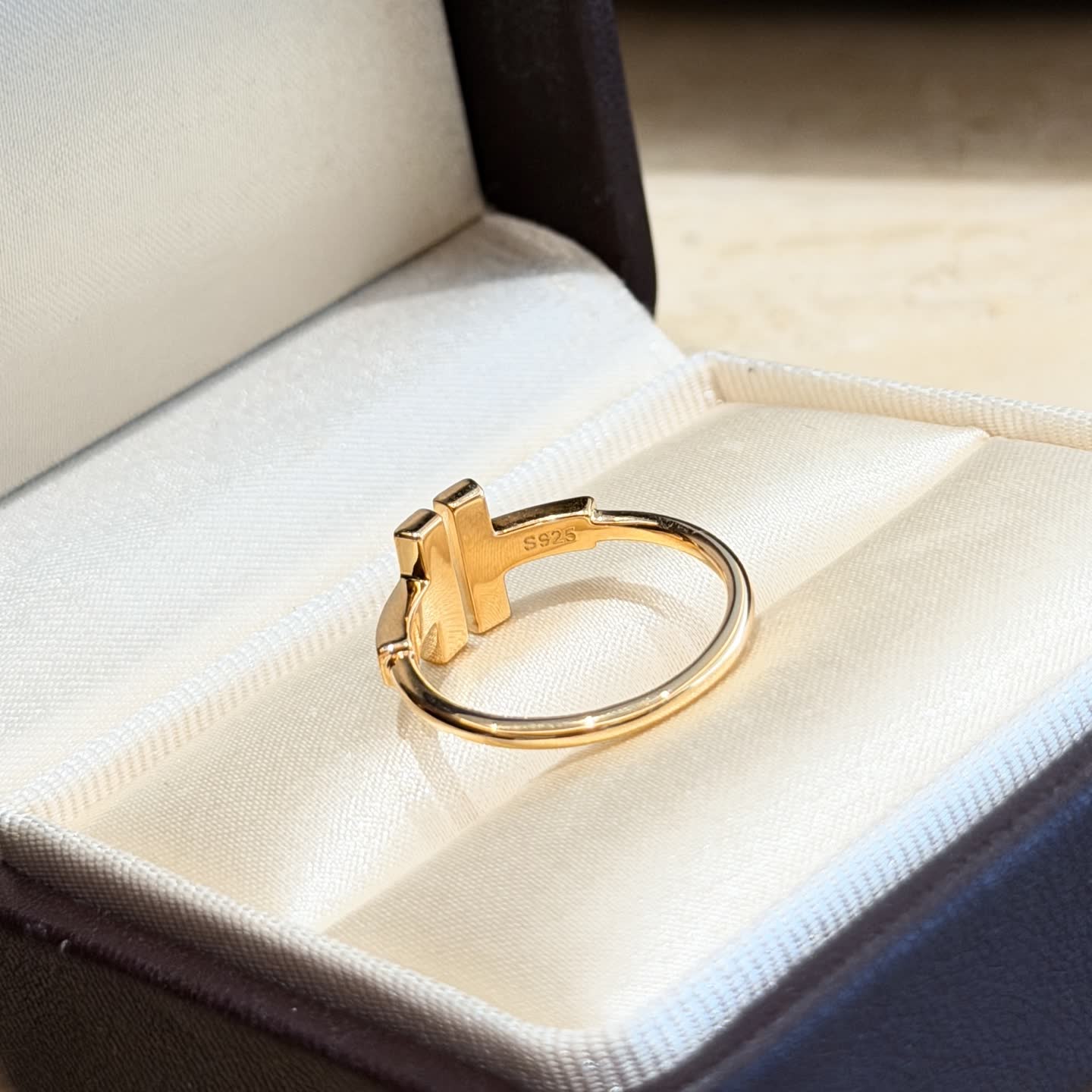 Tiffany & Co. Blue Enamel Ring